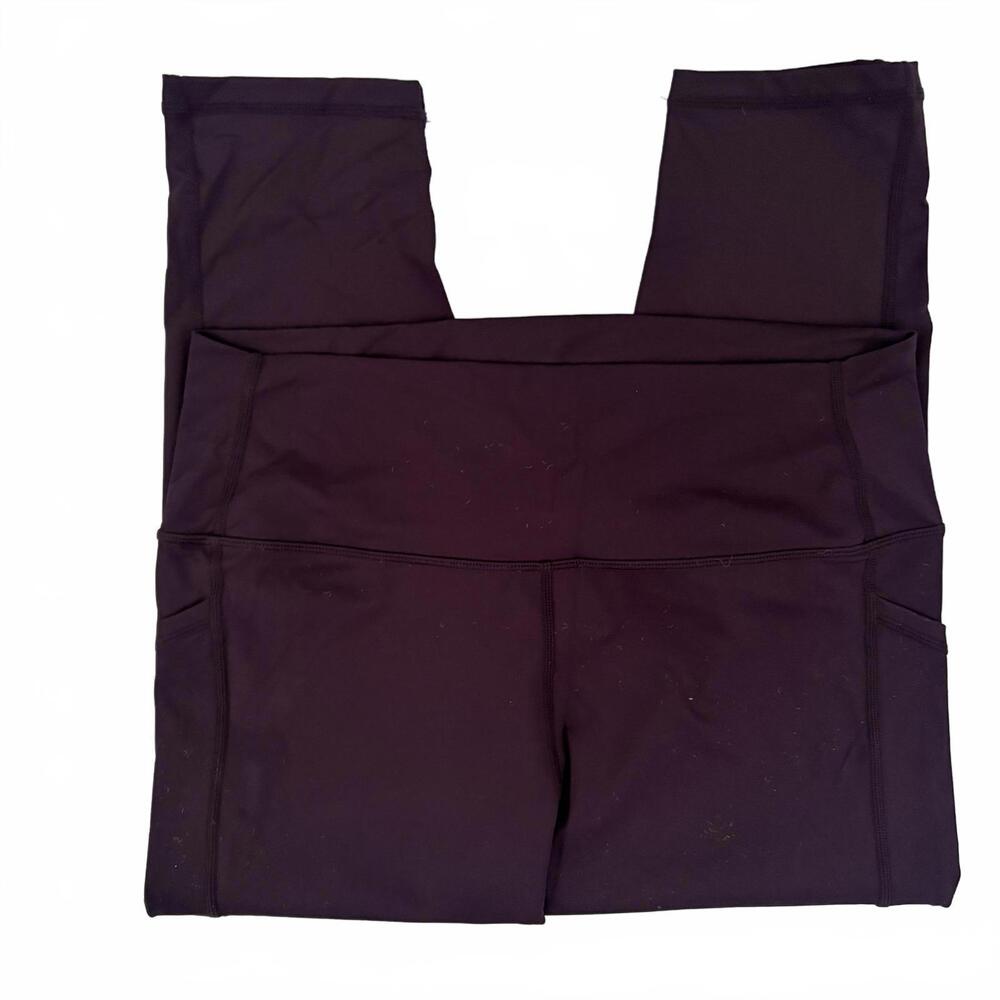 Zyia | NWOT Women’s Maroon Purple Active‎ Leggings Side Pockets Size 16/18